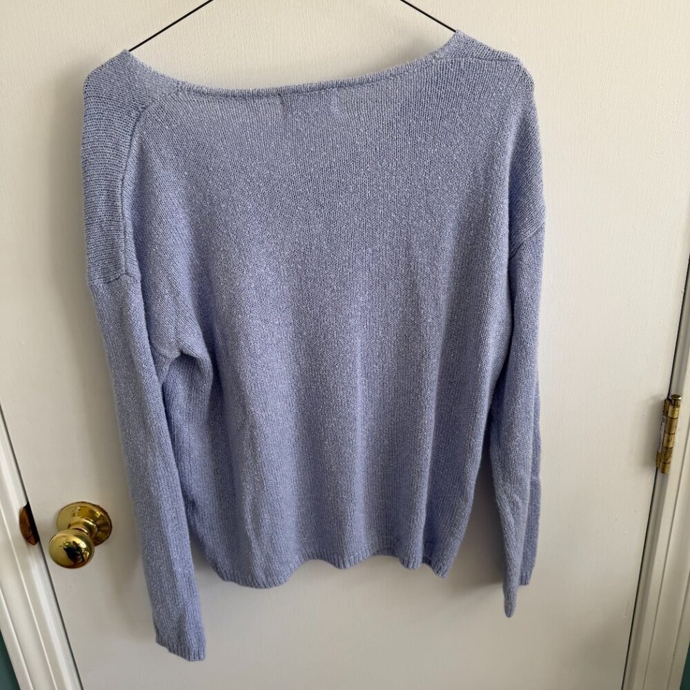 Lavender Lightweight Knit Sweater Small Mia & Tess - Picture 3 of 4